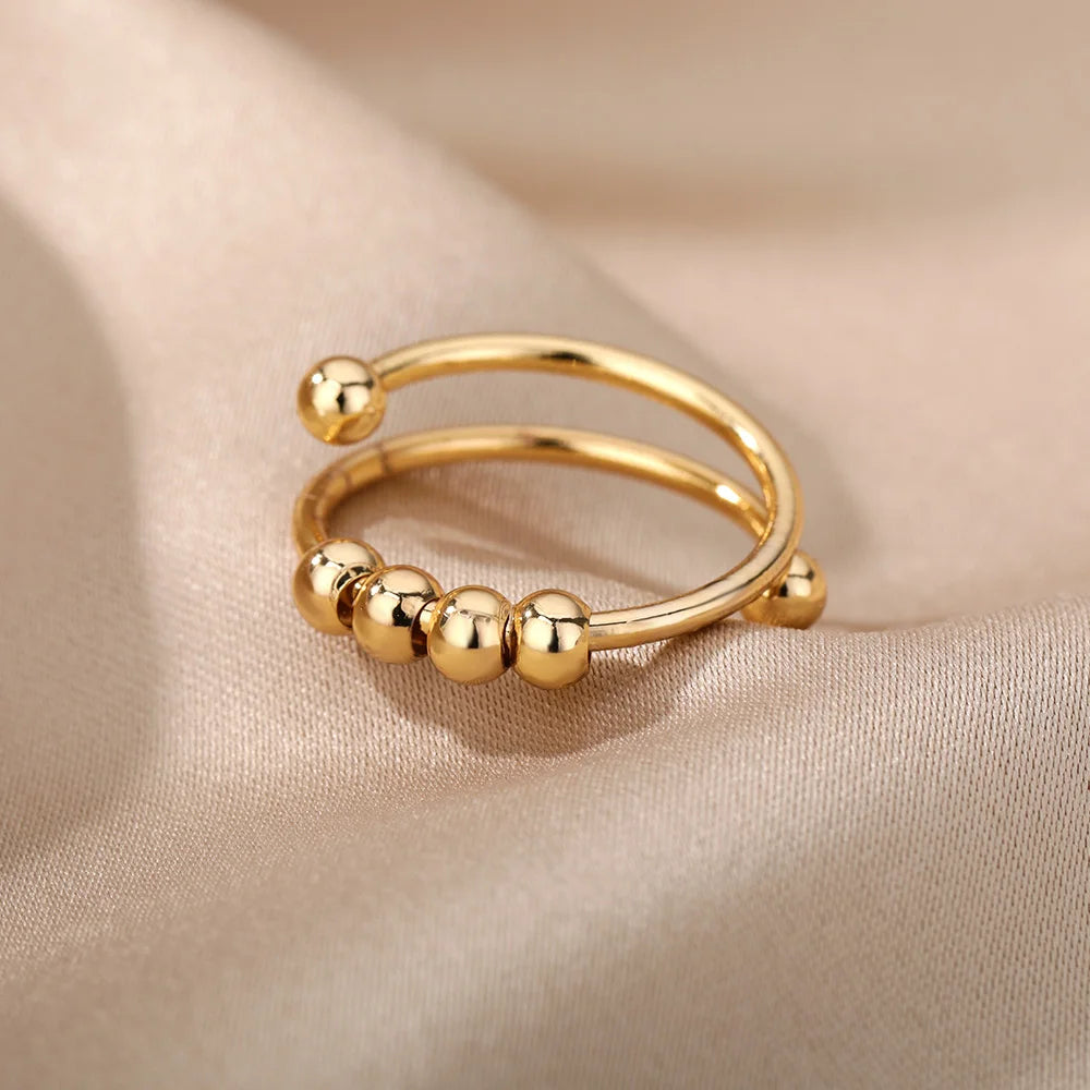 Harmony Bead Spinner Ring